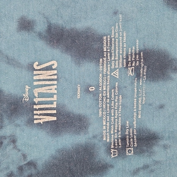 DISNEY VILLAINS Tie Dye screen print Tank top OSFM - Picture 12 of 14